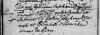 metryka urodzenia Brygida Niedbała c. Tomasza i Salomei z 23 stycznia 1791 ‎(Psary)‎